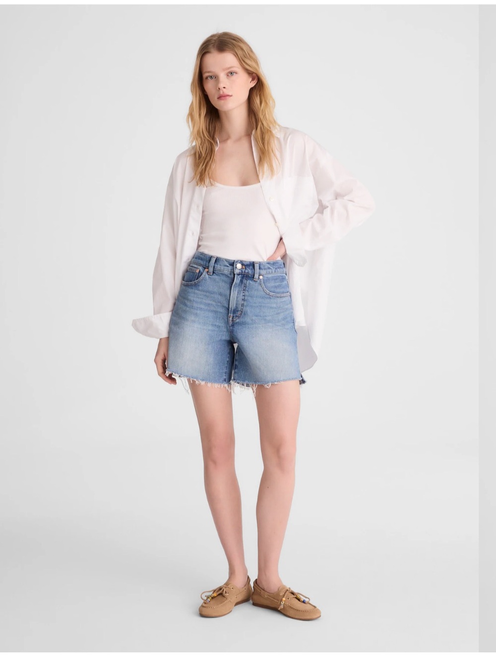 The Perfect Vintage Mid-Length Jean Short